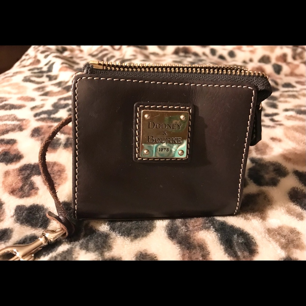 Dooney and Burke Coin Purse- Dark Brown